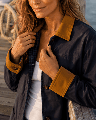 The Harborside Reversible Barn Jacket (view 3) | Après Sea Ranch