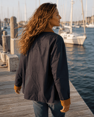 The Harborside Reversible Barn Jacket (view 2) | Après Sea Ranch