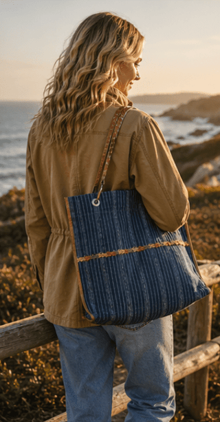 The Indigo Harbor Tote | Après Sea Ranch