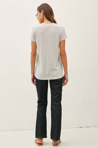 The Low Tide Stripe Tee (view 2) | Après Sea Ranch