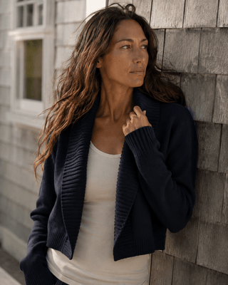 The Navy Watch Shrug — Sweaters | Après Sea Ranch