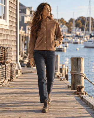 The Ocean Drive Sueded Jacket | Après Sea Ranch