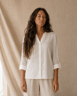 The Overlook Top - Off White (view 4) | Après Sea Ranch