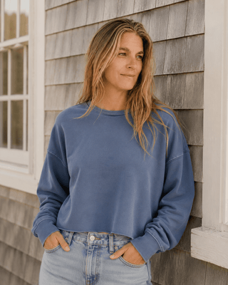 The Seaworn Cropped Sweatshirt | Après Sea Ranch