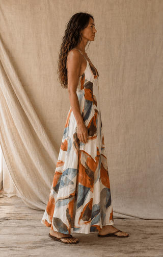 The Terracotta Tide Maxi Dress (view 6) | Après Sea Ranch