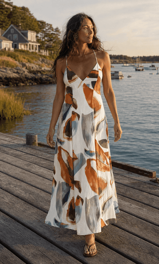 The Terracotta Tide Maxi Dress | Après Sea Ranch