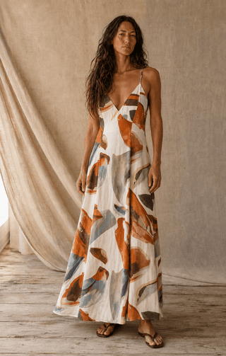 The Terracotta Tide Maxi Dress (view 5) | Après Sea Ranch