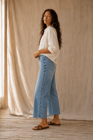 The Tide Line Wide-Leg Jean (view 6) | Après Sea Ranch