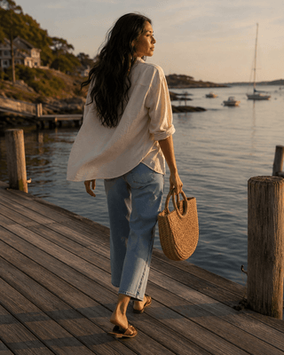 The Tide Line Wide-Leg Jean (view 3) | Après Sea Ranch