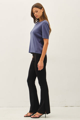 Tide Knit Tee (view 2) | Après Sea Ranch