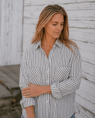 Tideline Stripe Shirt (view 2) | Après Sea Ranch