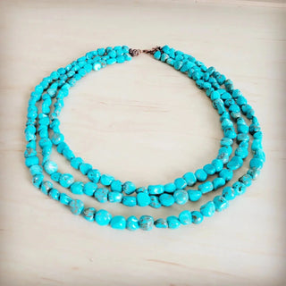 The Jewelry Junkie Western Boho Turquoise Collar Necklace (view 2) | Après Sea Ranch