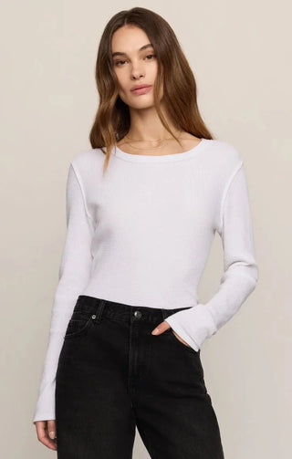 ZSUPPLY Arlet Mini Thermal Top - White | The Salty Babe