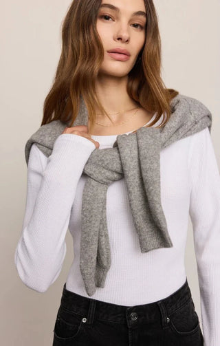 ZSUPPLY Arlet Mini Thermal Top - White (view 4) | The Salty Babe